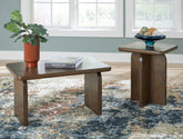 Warmstead Furniture - Ashley Furniture - Shawbeck Table (Set of 2) - Occasional Table Set (Set of 2) / Medium Brown - T315-12